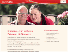 Tablet Screenshot of kursana.ch