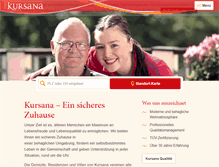 Tablet Screenshot of kursana.de